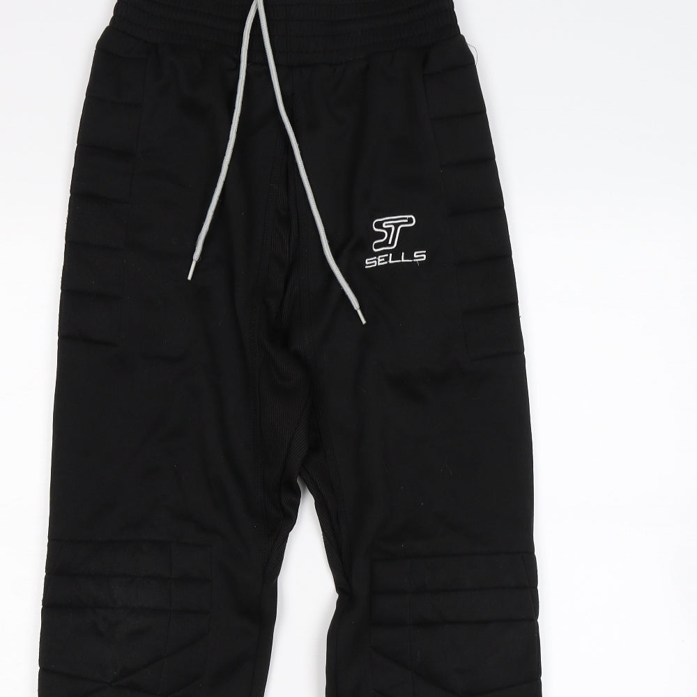 sells Mens Black   Jogger Trousers Size S L27 in - padded knees