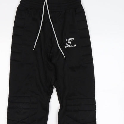 sells Mens Black   Jogger Trousers Size S L27 in - padded knees