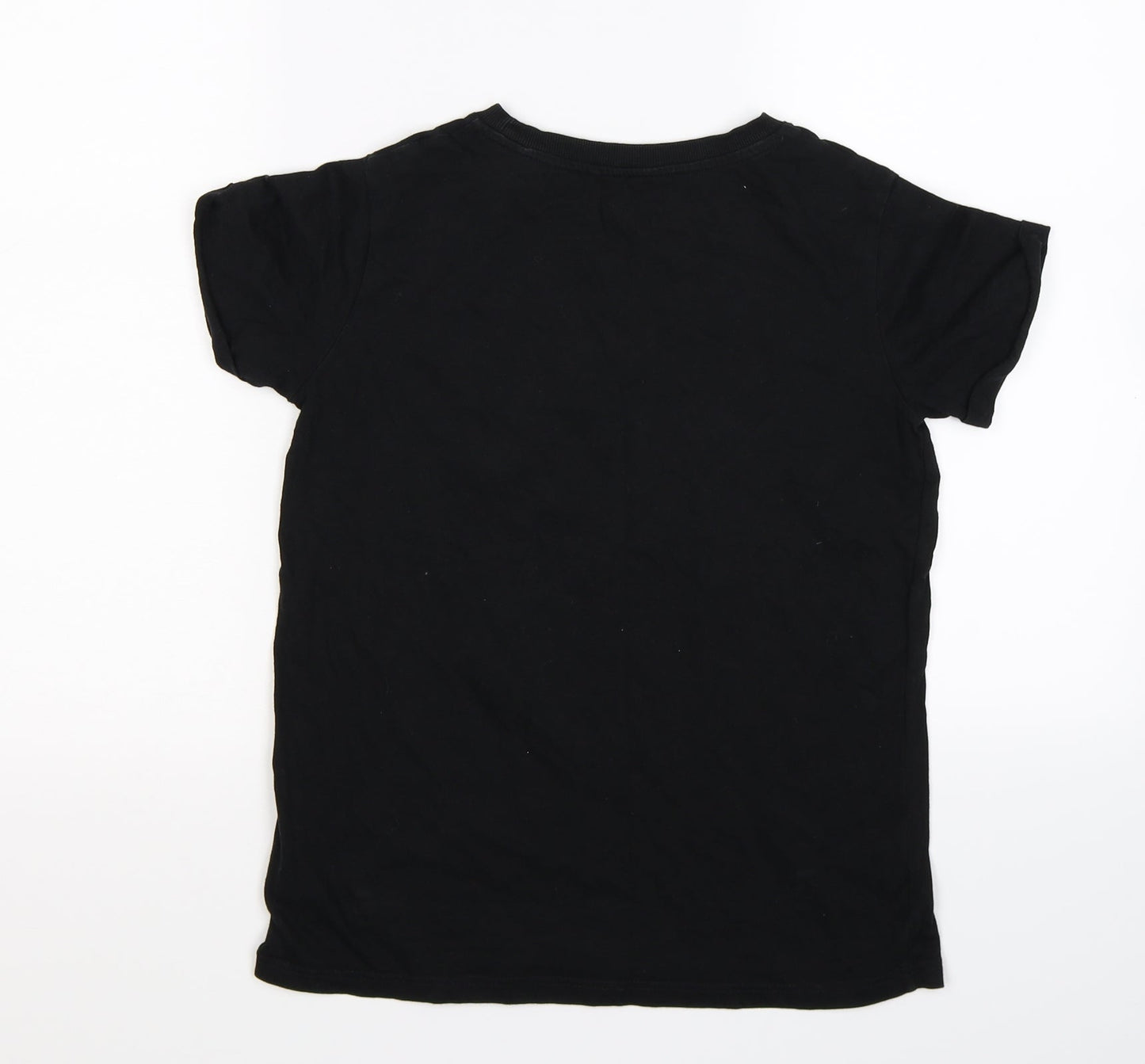 rivber island Girls Black   Basic T-Shirt Size 9-10 Years  - adventure graphic