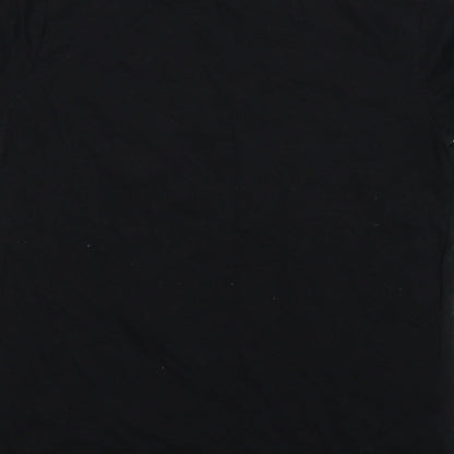 rivber island Girls Black   Basic T-Shirt Size 9-10 Years  - adventure graphic
