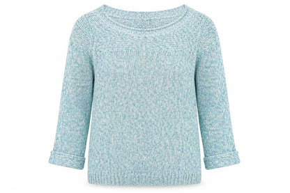 Wallis Womens Blue Striped Knit Pullover Jumper Size 2