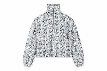Very Womens Grey Animal Print  Pullover Jumper Size 12  - snake print