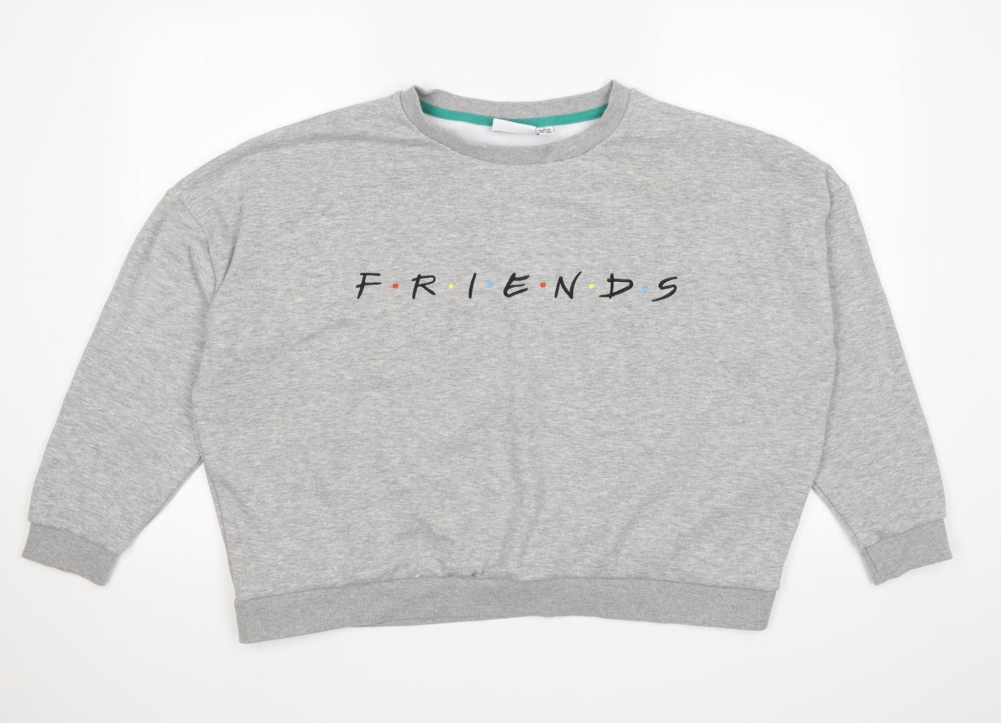 Womens UK Size 14 friends Grey Pullover Sweatshirt