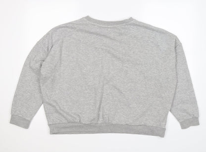 Womens UK Size 14 friends Grey Pullover Sweatshirt