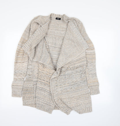 F&F Womens Beige   Cardigan Jumper Size 8