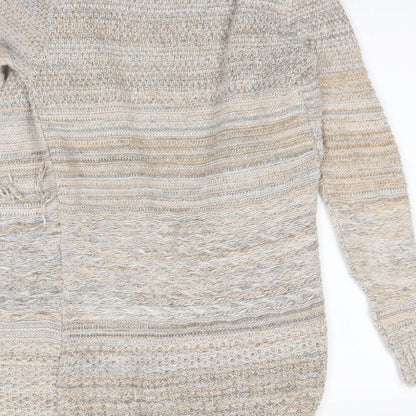 F&F Womens Beige   Cardigan Jumper Size 8