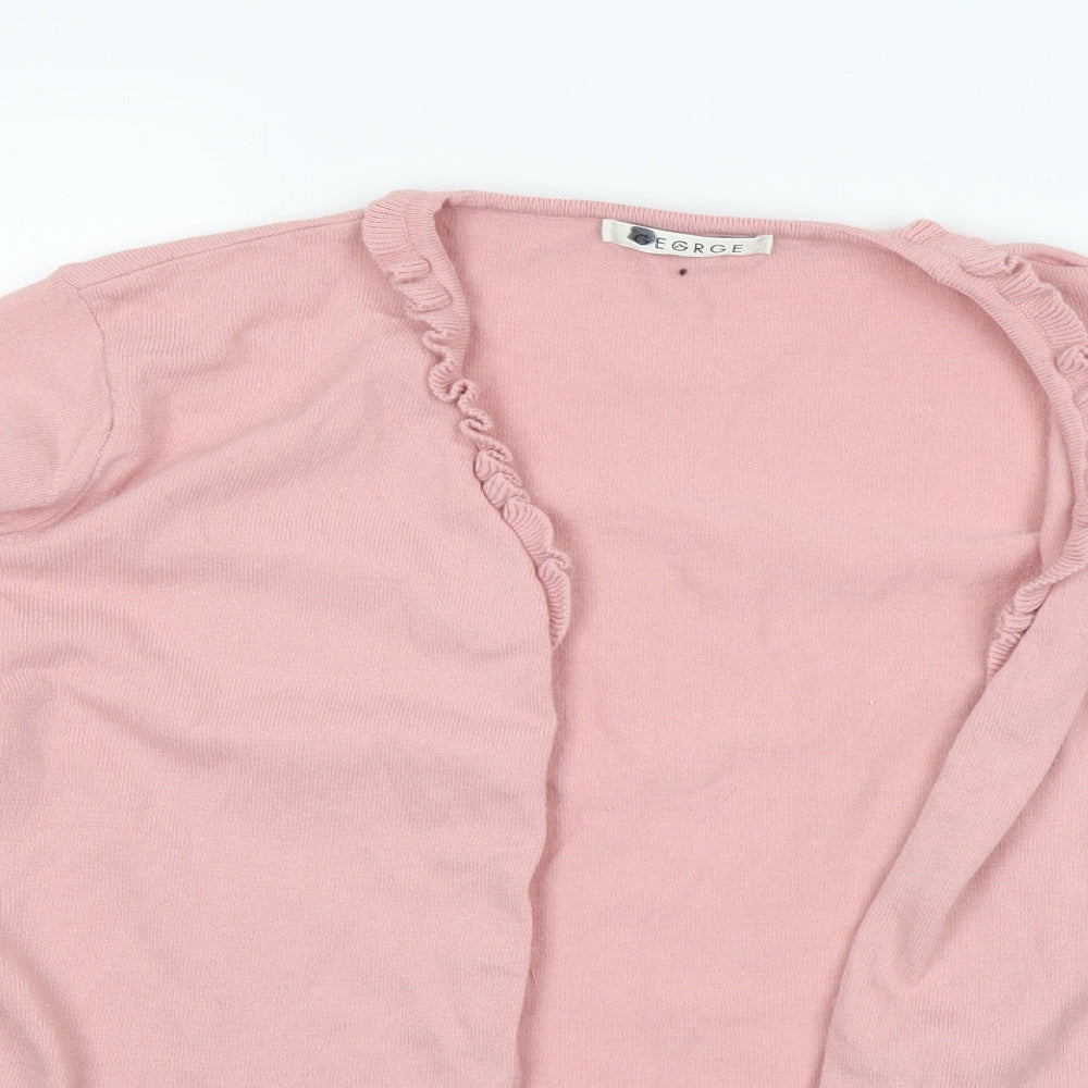George Womens Pink   Cardigan Jumper Size 2
