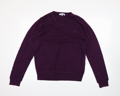 Red Herring Mens Purple   Pullover Jumper Size L