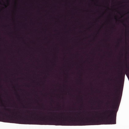Red Herring Mens Purple   Pullover Jumper Size L