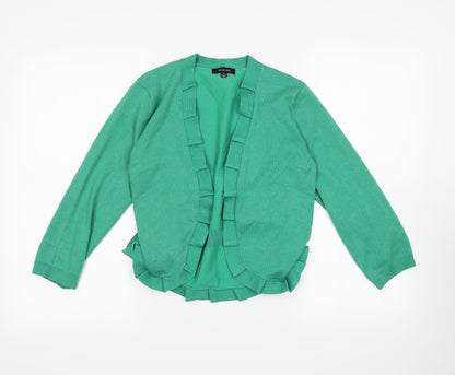 Verve Ami Womens Green   Cardigan Jumper Size S