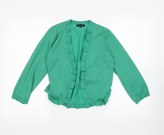 Verve Ami Womens Green   Cardigan Jumper Size S