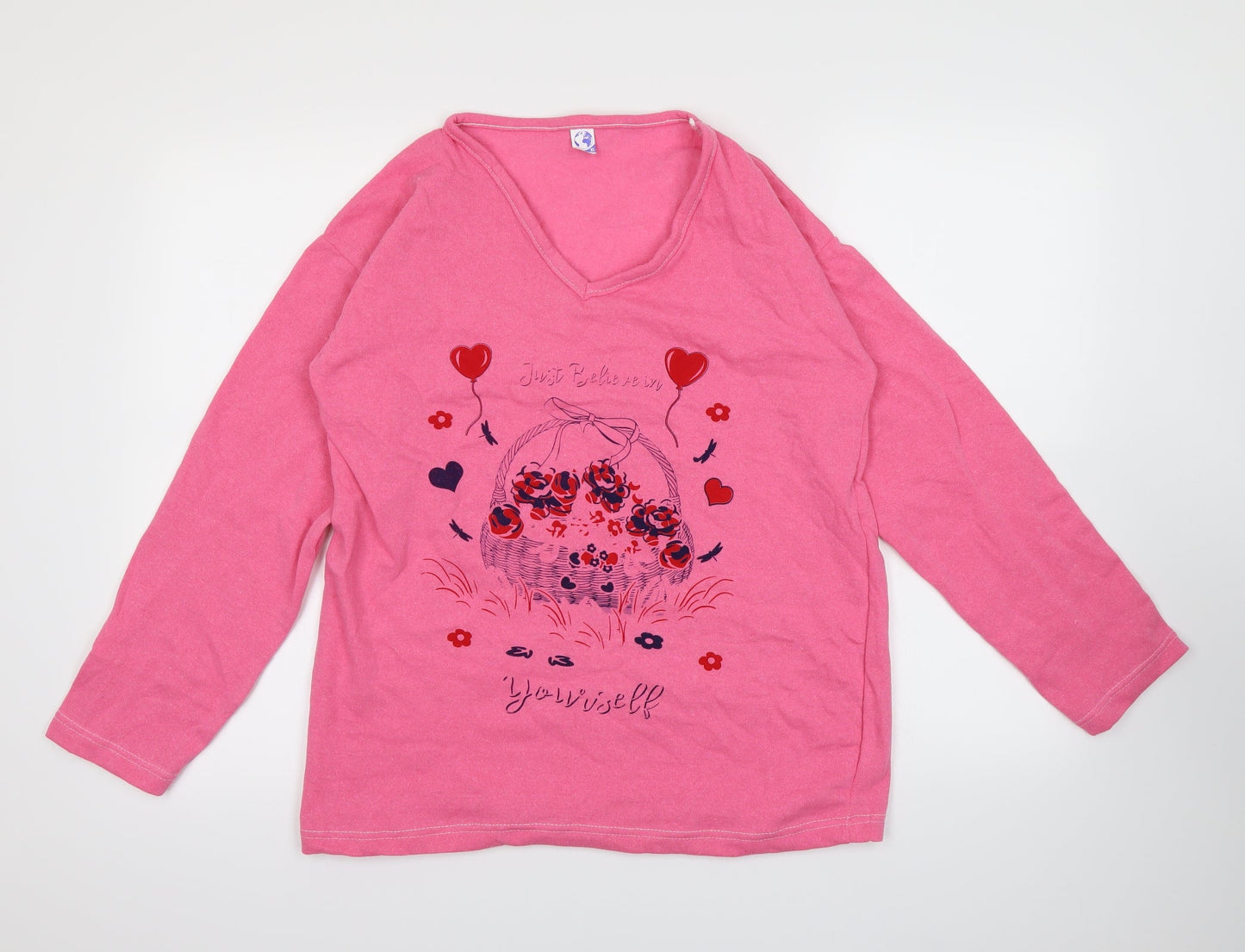Preworn Womens Pink   Pullover Jumper Size XL