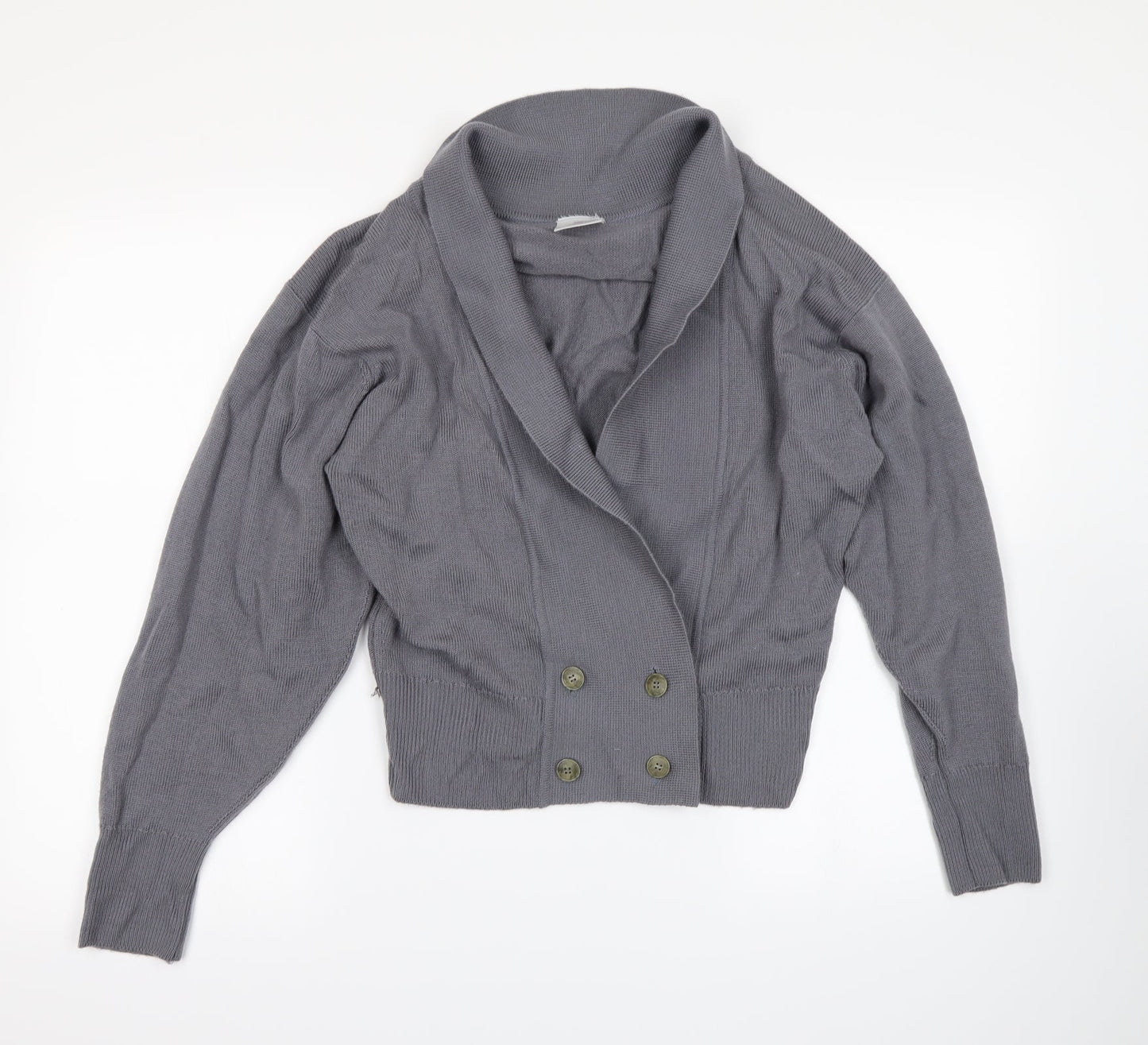 Preworn Womens Grey   Cardigan Jumper Size M