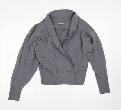 Preworn Womens Grey   Cardigan Jumper Size M