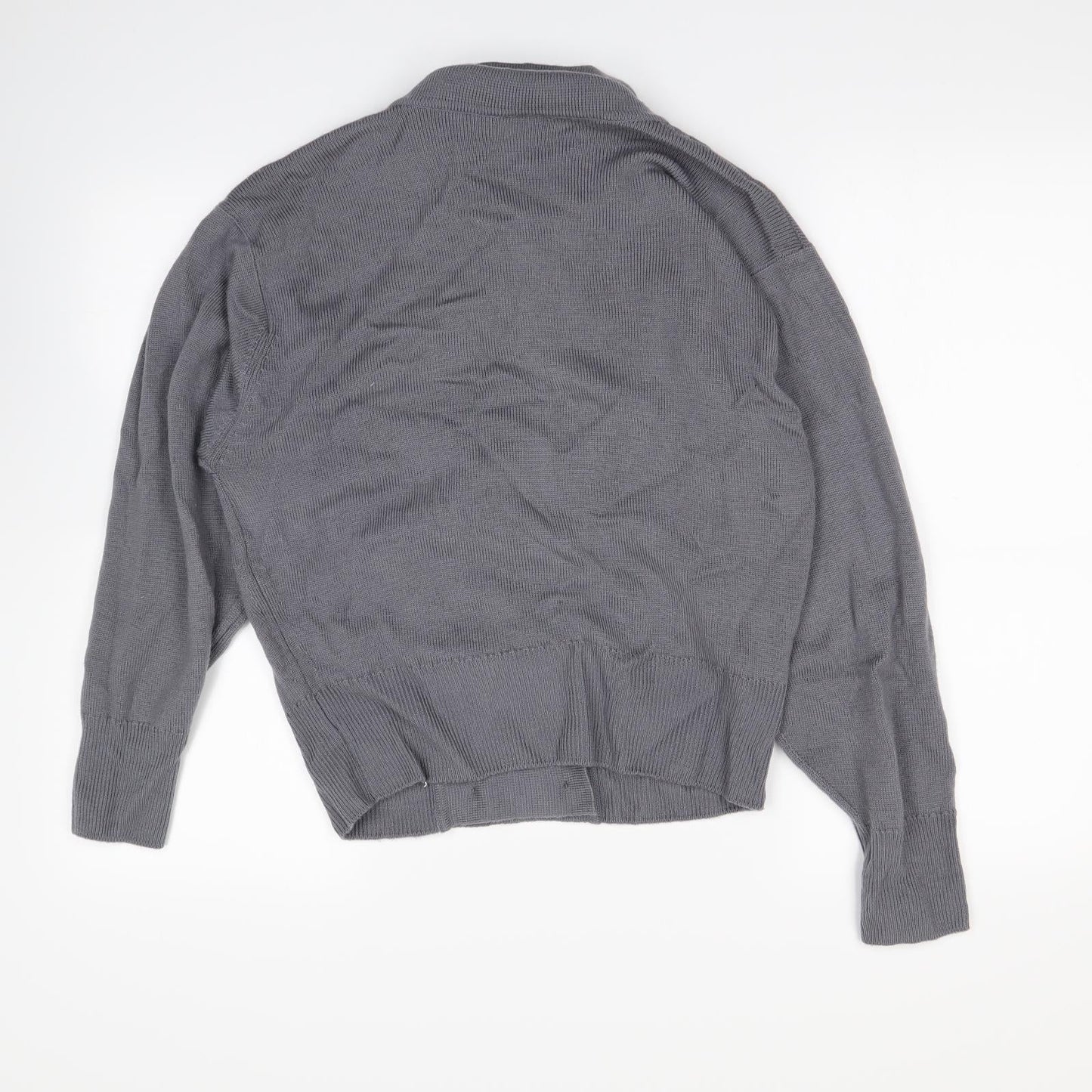Preworn Womens Grey   Cardigan Jumper Size M