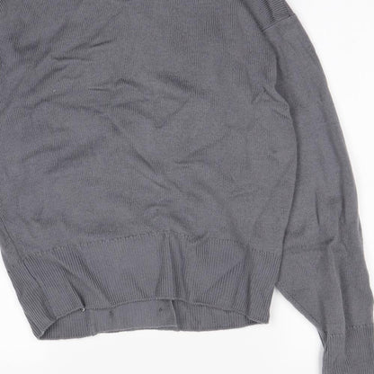 Preworn Womens Grey   Cardigan Jumper Size M