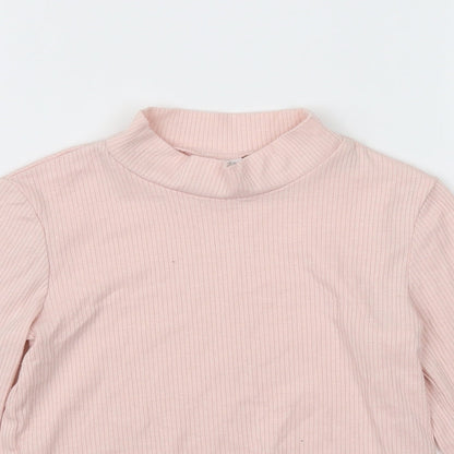 F&F Girls Pink   Pullover Sweatshirt Size 6-7 Years