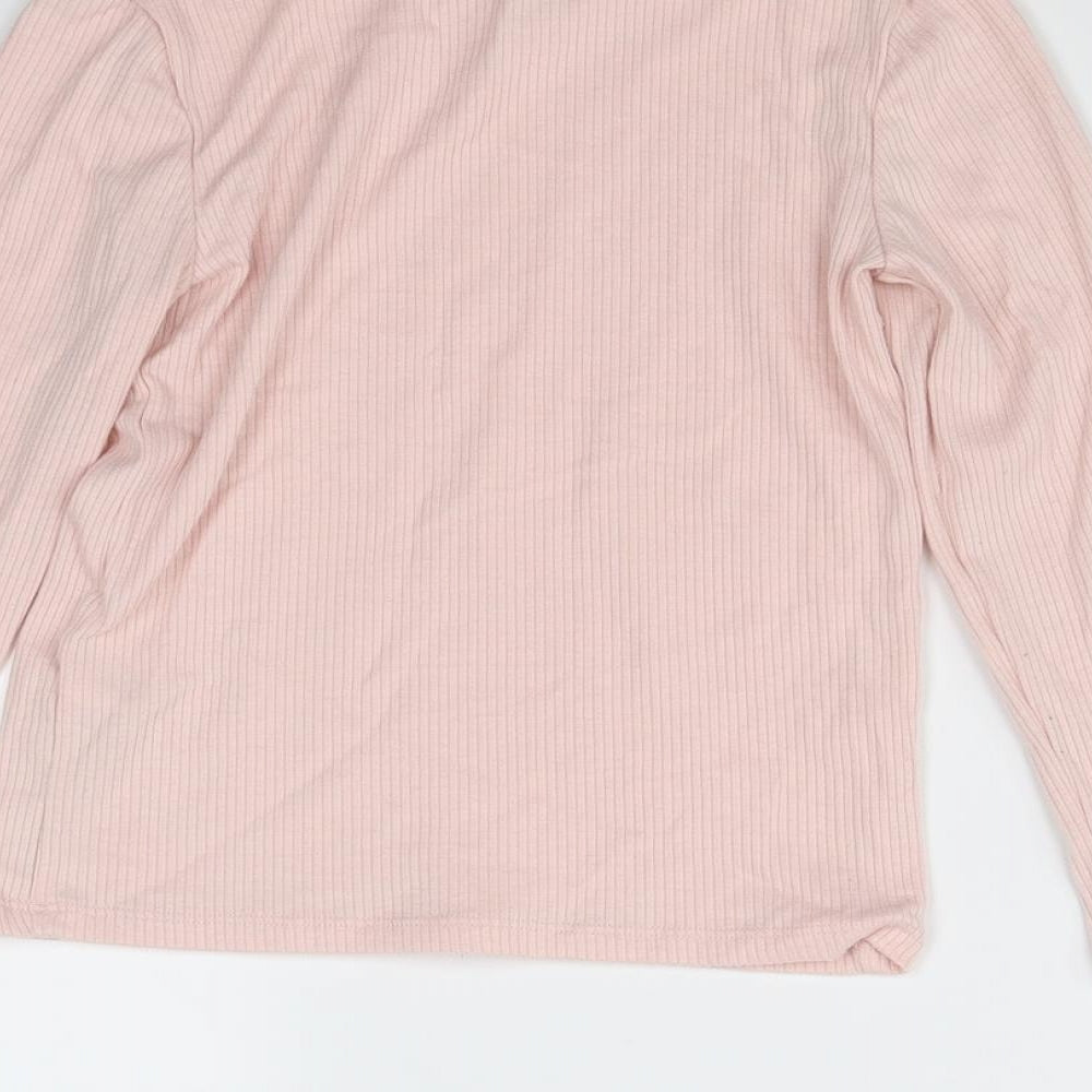 F&F Girls Pink   Pullover Sweatshirt Size 6-7 Years