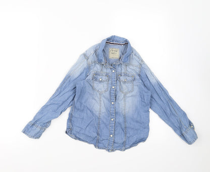 NEXT Boys Blue   Basic Button-Up Size 7 Years