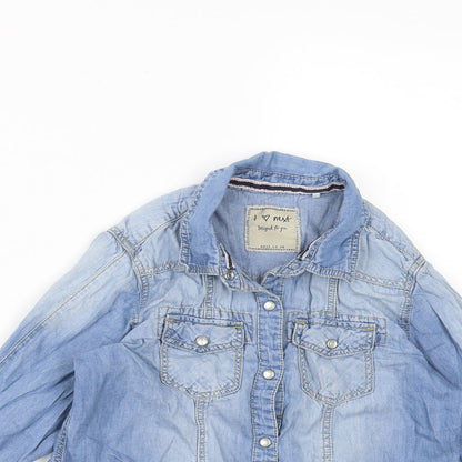NEXT Boys Blue   Basic Button-Up Size 7 Years