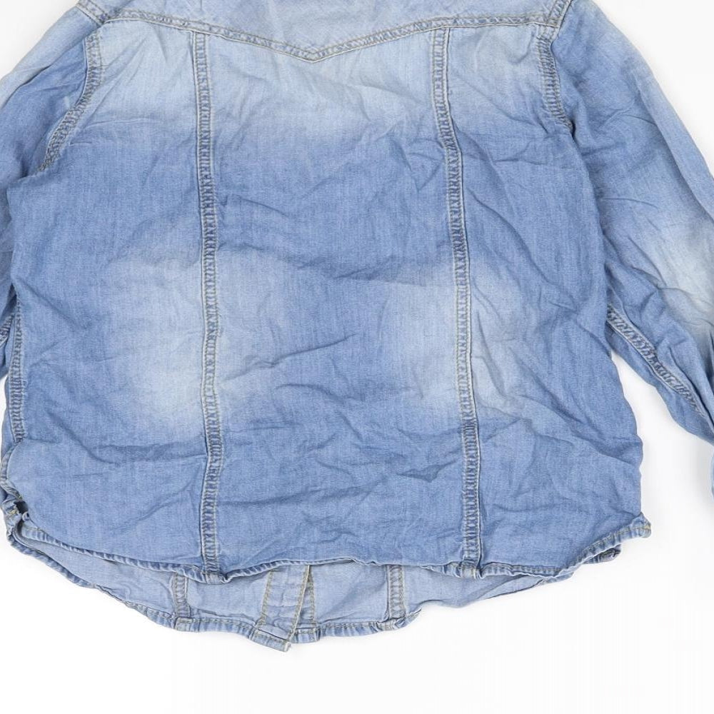 NEXT Boys Blue   Basic Button-Up Size 7 Years