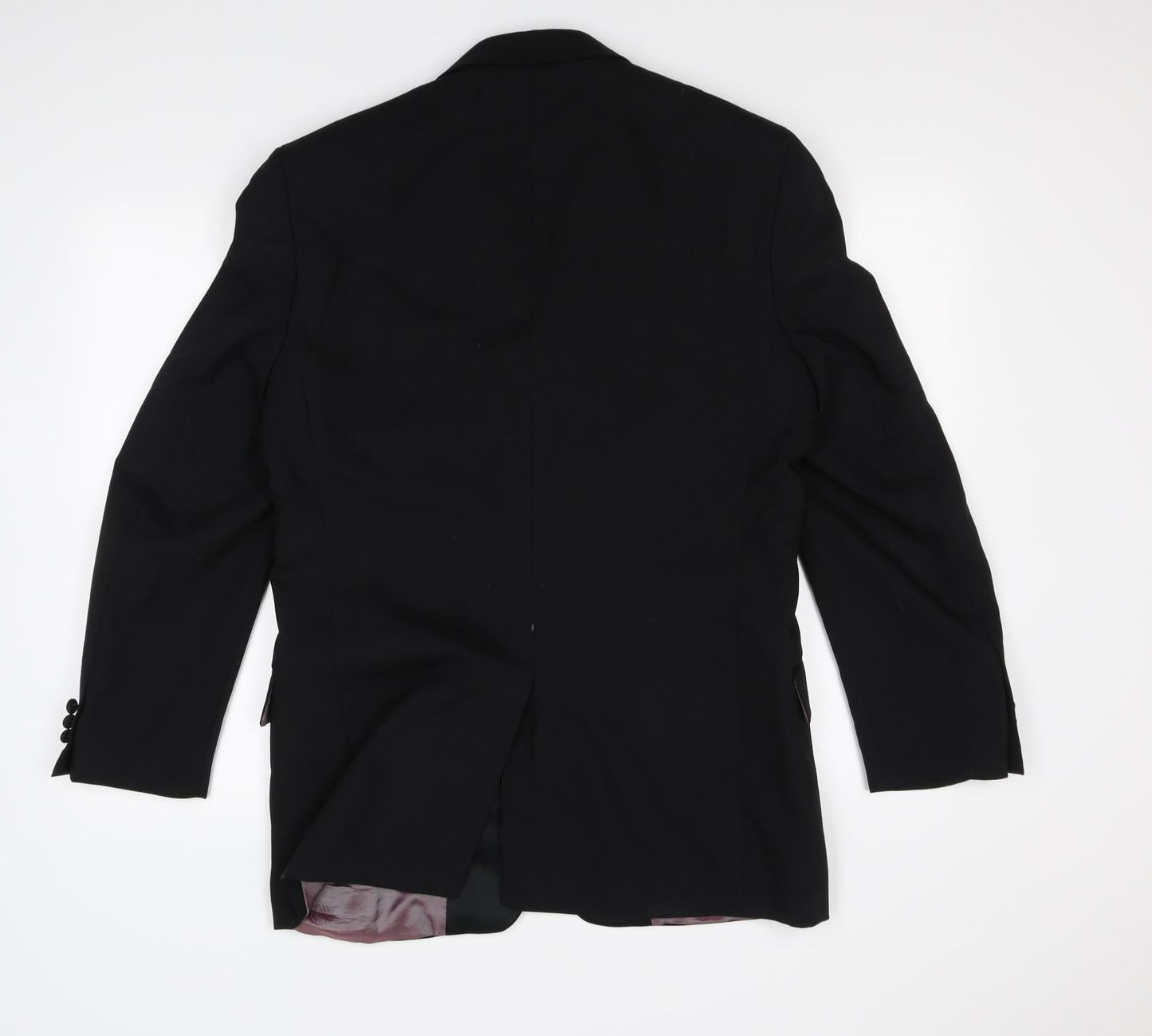 Mens UK Size M Preworn Regular Black Suit Jacket