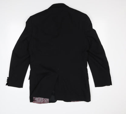 Mens UK Size M Preworn Regular Black Suit Jacket
