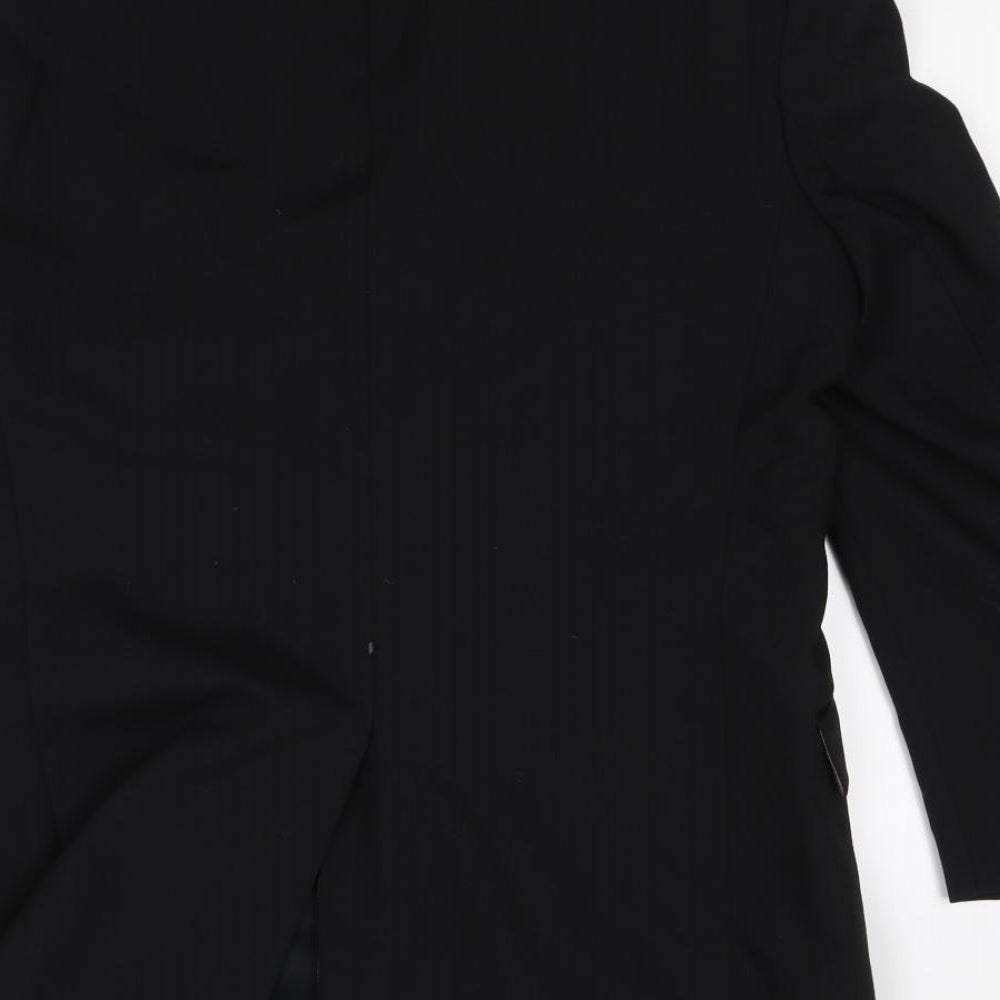Mens UK Size M Preworn Regular Black Suit Jacket