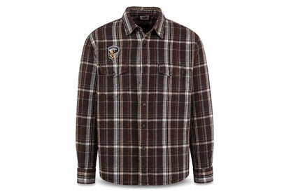 Mangoon Boys Brown Check  Basic Button-Up Size XL