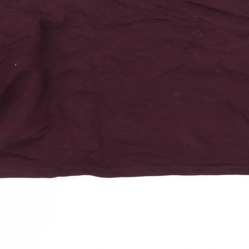 Select Womens Purple   Pullover Sweatshirt Size 12  - cropped