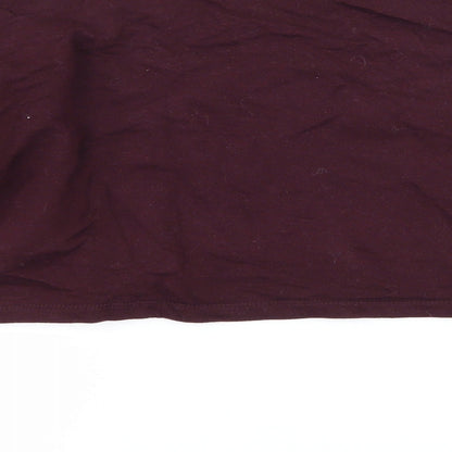 Select Womens Purple   Pullover Sweatshirt Size 12  - cropped