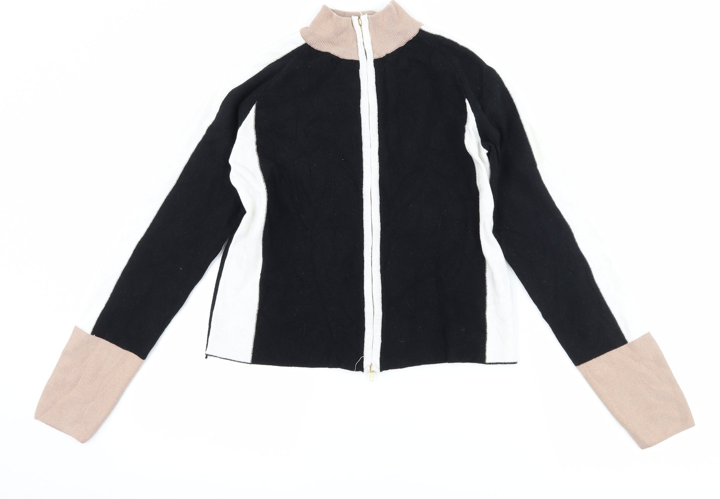 angeleye Womens Black Striped  Jacket  Size S