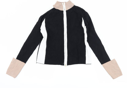 angeleye Womens Black Striped  Jacket  Size S