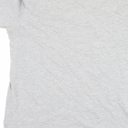 Mens UK Size S Bella + Canvas Grey  T-Shirt