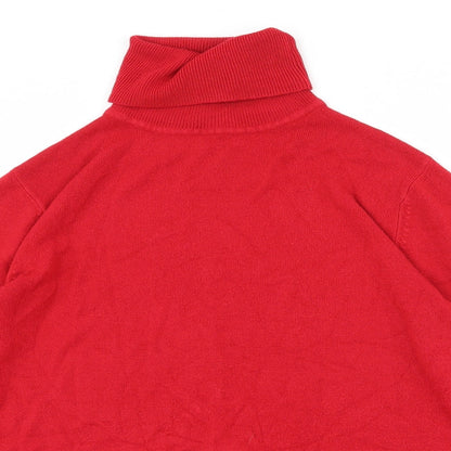 Jeff & Co Womens Red   Pullover Jumper Size L