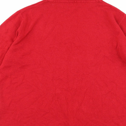 Jeff & Co Womens Red   Pullover Jumper Size L