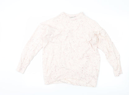 Nutmeg Womens Pink   Pullover Jumper Size 14