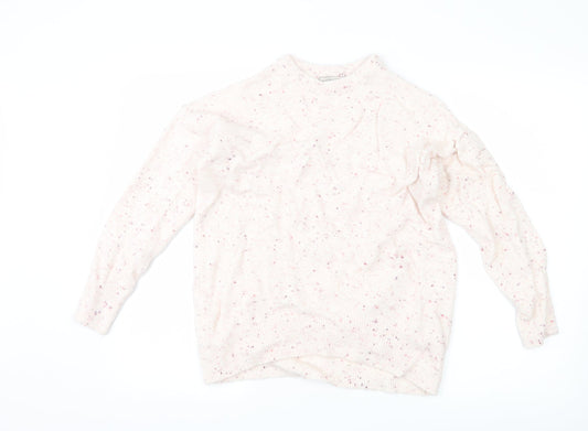 Nutmeg Womens Pink   Pullover Jumper Size 14