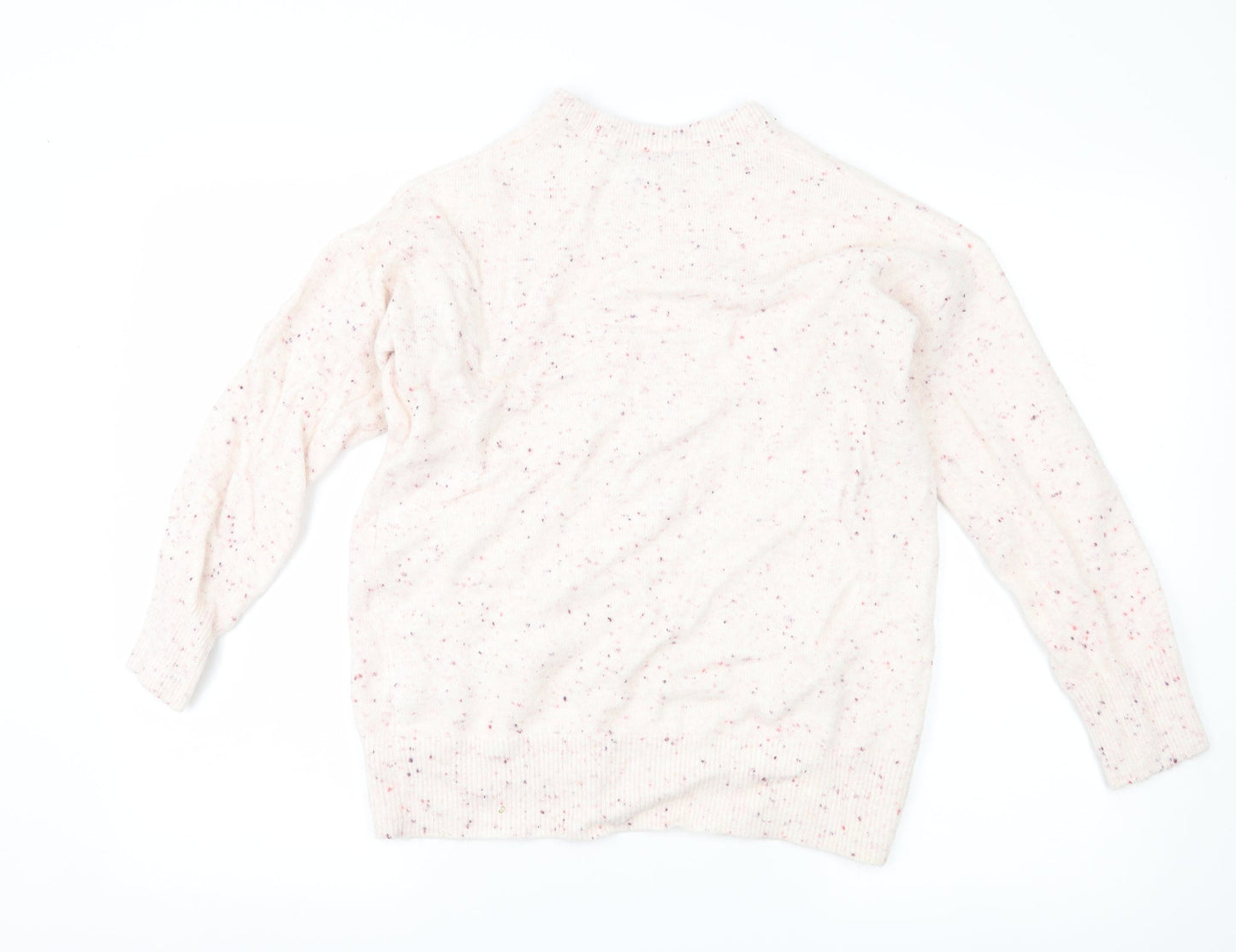 Nutmeg Womens Pink   Pullover Jumper Size 14