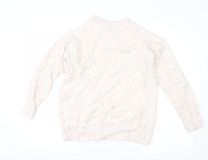 Nutmeg Womens Pink   Pullover Jumper Size 14