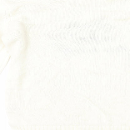Pep & co Girls White   Pullover Jumper Size 12-13 Years  - Slogan