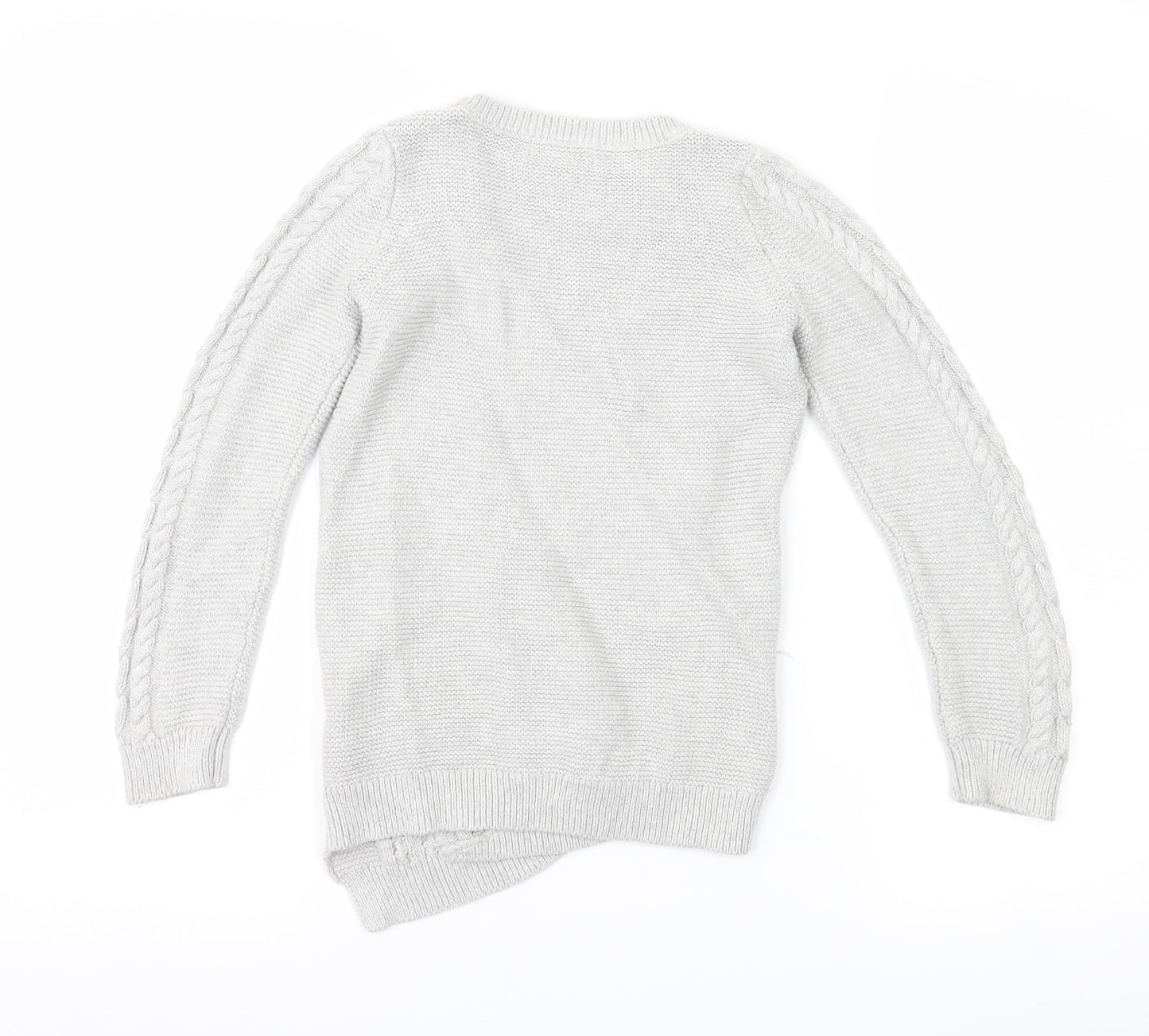 Tommy Bahama Girls Grey   Pullover Jumper Size 7-8 Years