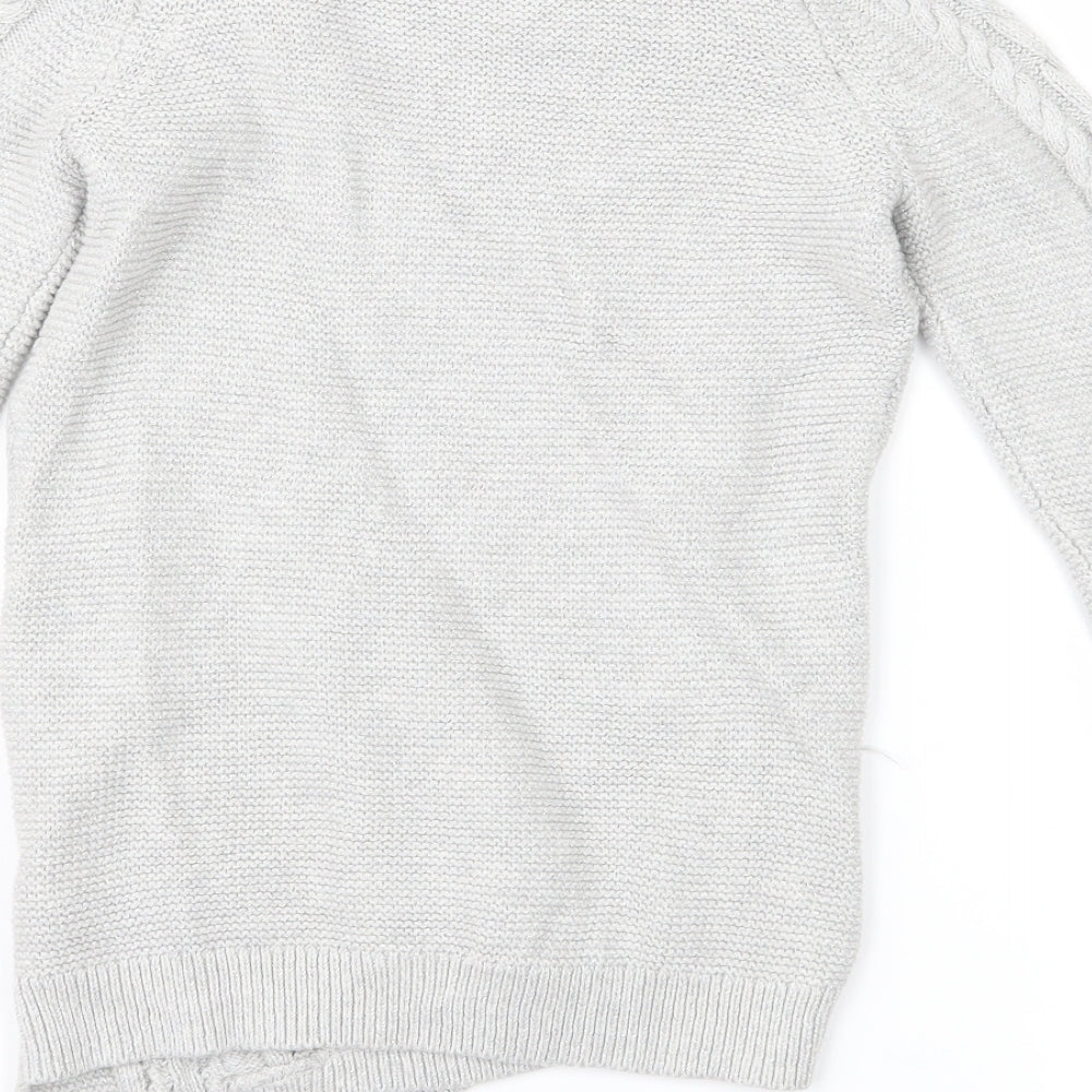Tommy Bahama Girls Grey   Pullover Jumper Size 7-8 Years