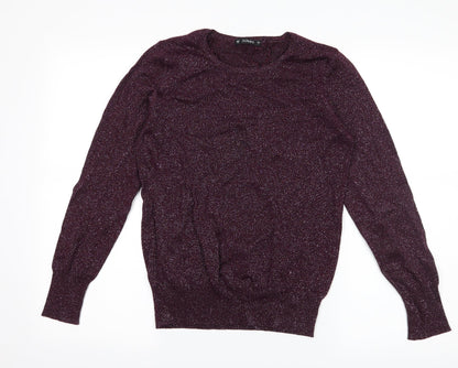 Dunnes Womens Purple   Pullover Jumper Size M