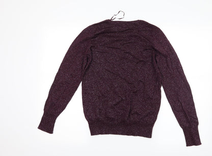 Dunnes Womens Purple   Pullover Jumper Size M