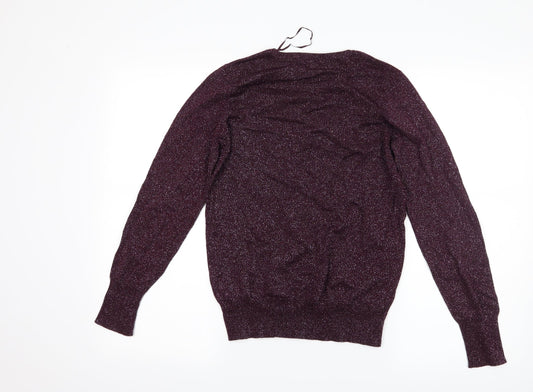dunnes Womens Purple   Pullover Jumper Size M