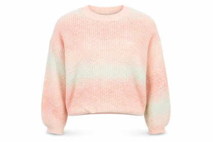 New Look Womens Pink Striped  Pullover Jumper Size M