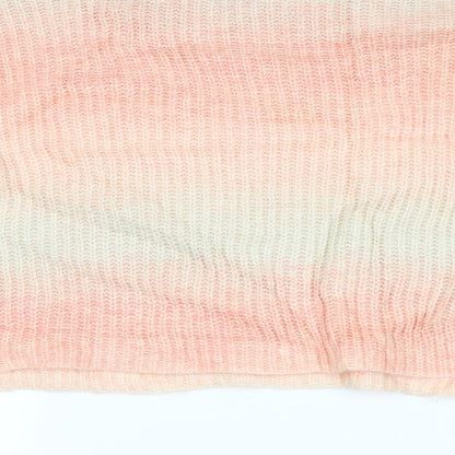 New Look Womens Pink Striped  Pullover Jumper Size M