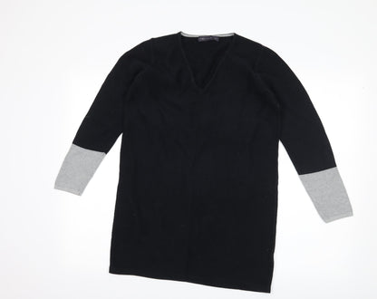 Marks and Spencer Womens Black   Jumper Dress  Size 10