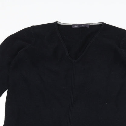 Marks and Spencer Womens Black   Jumper Dress  Size 10